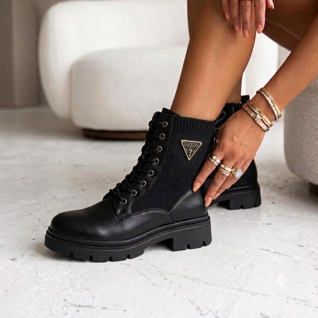 BOTA GUESS BLACK