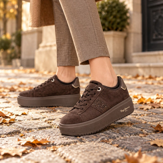 PEPE JEANS PLT BROWN