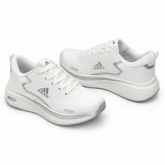 ADIDAS WHITE SILVER