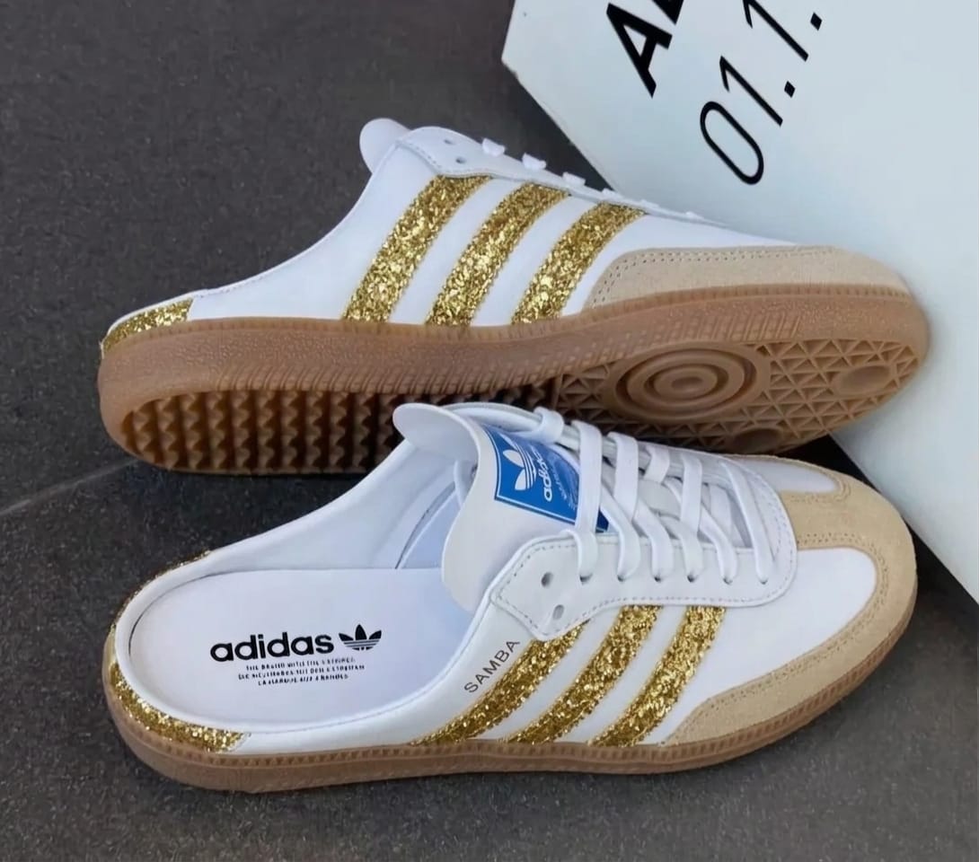 SAMBA MULE OG GLITER OURO