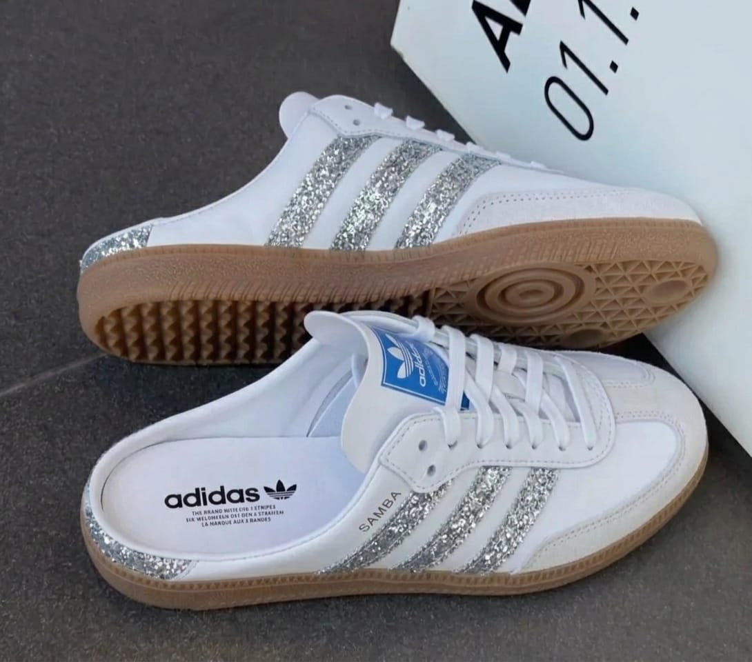 SAMBA MULE OG GLITER PRATA
